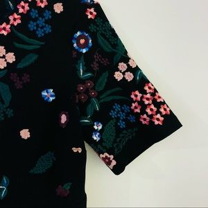 ZARA embroidered A-line dress